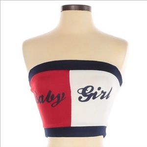 Multicolored Tube Top